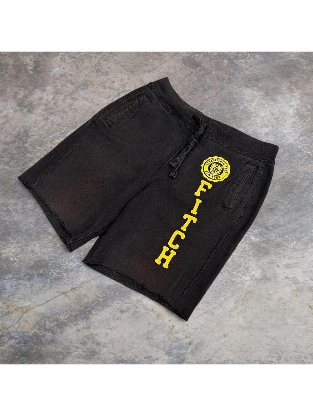 Black and yellow Abercrombie Fitch shorts #shorts